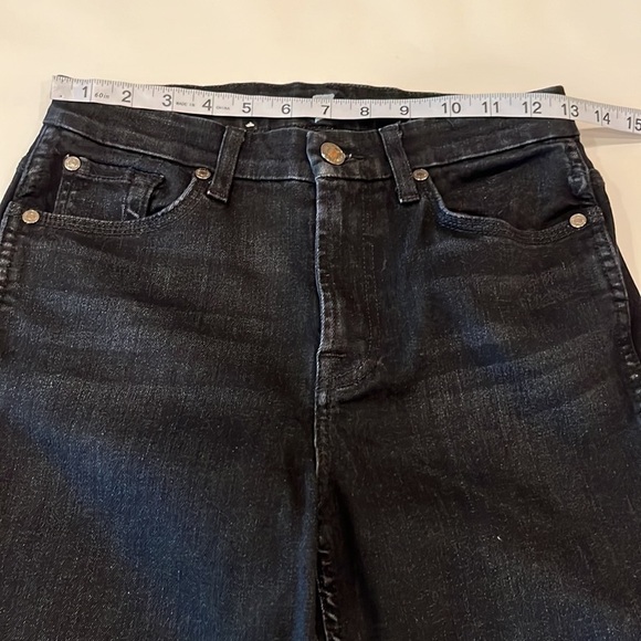 7 For All Mankind Cropped High Waist Vintage Straight Size 25 - Picture 4 of 16